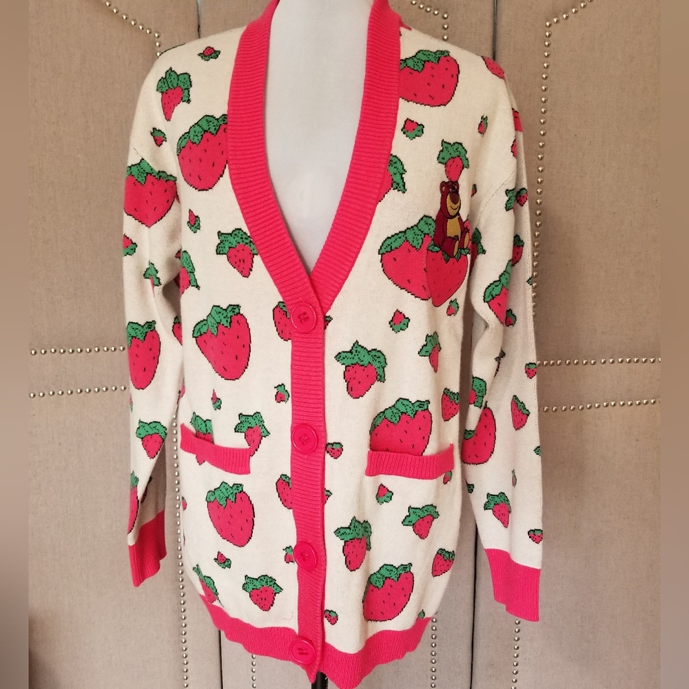 BoxLunch Lotso Strawberry Cardigan